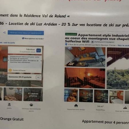 Appartement Tt Confort Au Coeur Des Montagnes Vue Sur Les Montagnes II Wifi Лю-Сен-Совер Екстер'єр фото